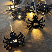Brain Giggles Halloween LED String Light Spider 