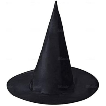 Brain Giggles Halloween Costume Witch Hat Accessory Black