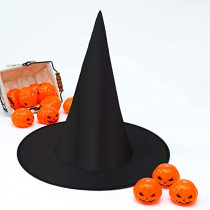 Brain Giggles Halloween Costume Witch Hat Accessory Black
