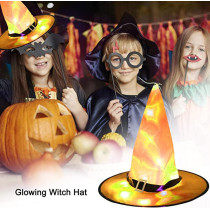 Light up Witch Hat Halloween Costume Witch Hats Large Wizard Cap for Halloween Witch Costume Accessories Generic