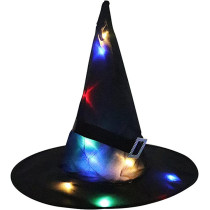 Light up Witch Hat Halloween Witch Hats Glowing Witch Cap Witch Caps Witch Costume Accessory for Halloween Party Generic