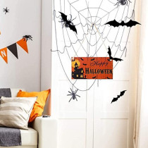 Brain Giggles Halloween Door Hanging Welcome Sign Happy Halloween Wooden Plaque Board Sign