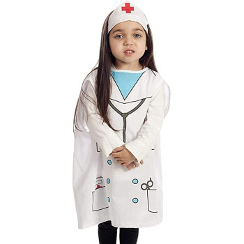 Brain Giggles Costume Kids Dress up Cosplay Halloween Costume for Girls Pretend Dress up Role Play 3 8 Years Doctor
