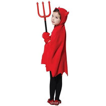 BrainGiggles Girls Halloween Devil Costume Large 
