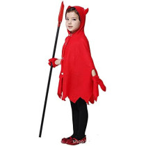 BrainGiggles Girls Halloween Devil Costume Large 