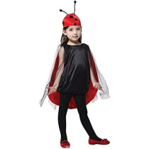 BrainGiggles Girls Halloween Ladybug Costume