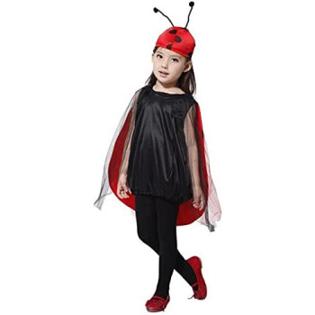 BrainGiggles Girls Halloween Ladybug Costume