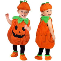 Brain Giggles Pumpkin Costume Set for Halloween Trick or Treat Dress Up