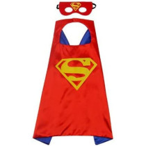 JADE Superman Cape Costume Set with Mask