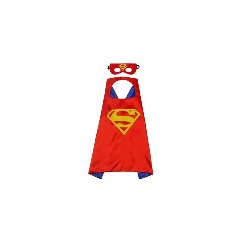 JADE Superman Cape Costume Set with Mask