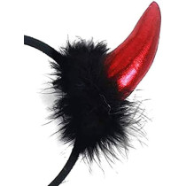 Brain Giggles Devils Horn Headband 1 Piece for Halloween Costume devils horns headband for devil costume for kids girls women