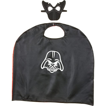 Jade Double Sided Star Wars Darth Vader Cape And Mask Set For Halloween Christmas Party Role Play Red Black And White