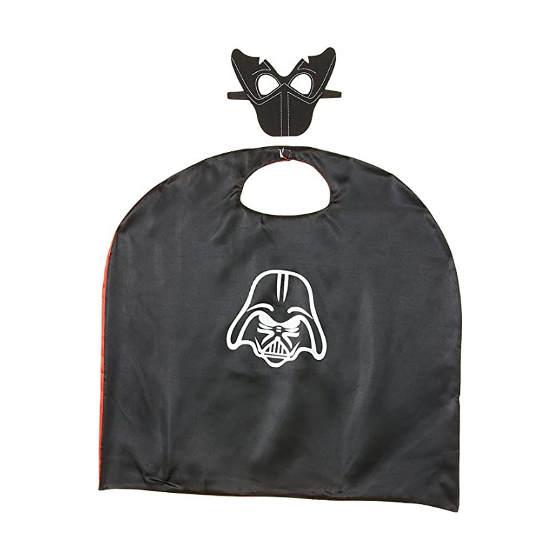 Jade Double Sided Star Wars Darth Vader Cape And Mask Set For Halloween Christmas Party Role Play Red Black And White