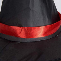 Jade Double Sided Red Witch Cape And Hat Costume Set For Halloween Birthday Party Dress Up Role Play Role Play Costume 90 * 90