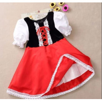 Jade Red Riding Hood Costume For Girls White And Red Large Model ?RRHL Brand JADE