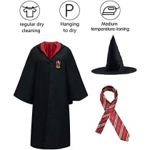 Brain Giggles Harry Potter Kids Cosplay Set Halloween Costume Dress up day Harry Potter Costume For Boys Medium 