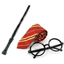 Brain Giggles Harry Potter Kids Cosplay Set Halloween Costume Dress up day Harry Potter Costume For Boys Medium 