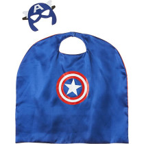 BrainGiggles Brain Giggles Captain America Cape Costume with Mask