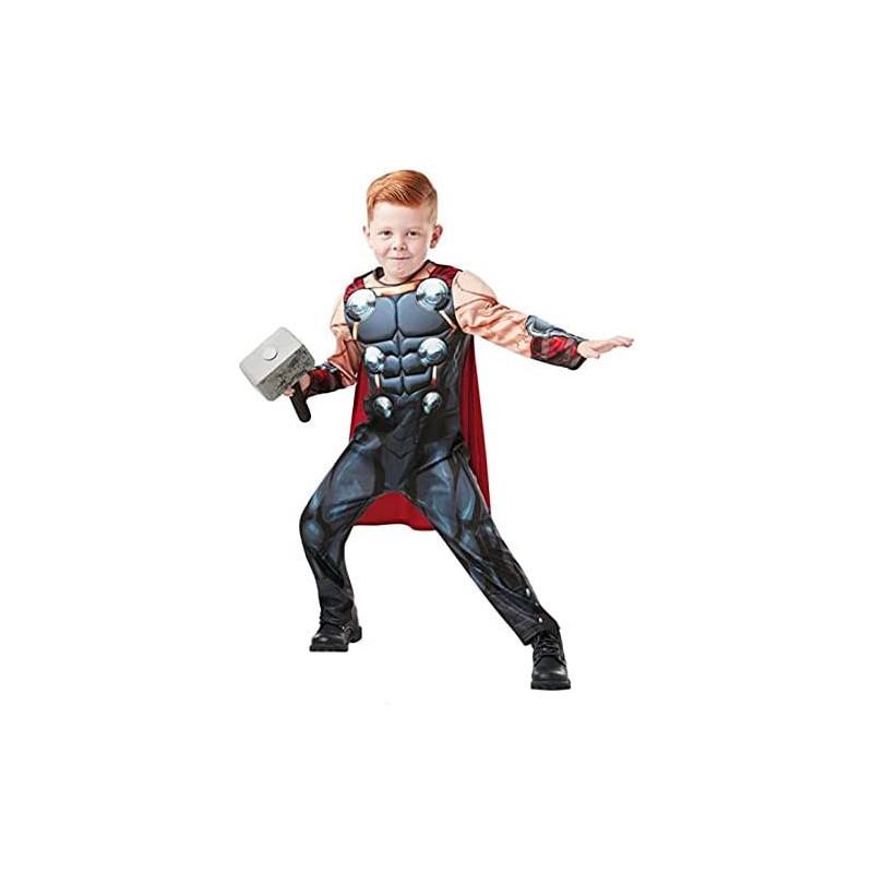 Brain Giggles Avengers Thor Costume for Kids Medium