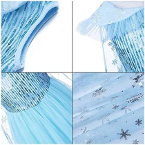 Brain Giggles Princess Elsa Costume for Girls Medium 