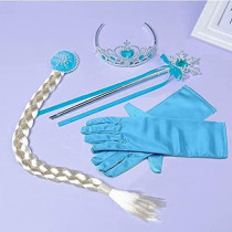 Brain Giggles Princess Elsa Costume for Girls Medium 