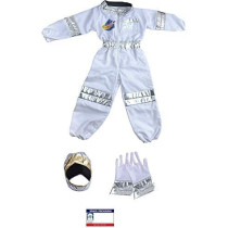 Brain Giggles Astronaut Costume for Costume Space Pretend Dress Up Role Play Set for Kids Cosplay Halloween Costume for Kids