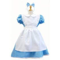 Brain Giggles Alice in Wonderland Dress for Girls Medium 