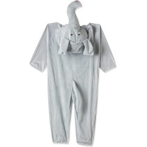 Jade Elephant Jumpsuit For Kids Small Grey