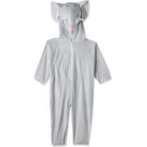 Jade Elephant Jumpsuit For Kids Small Grey