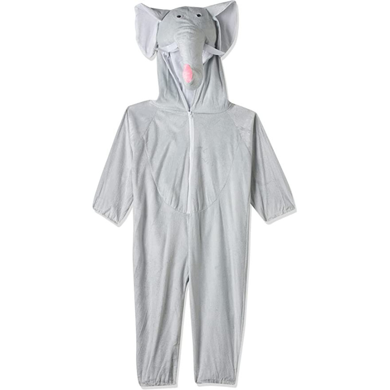 Jade Elephant Jumpsuit For Kids Small Grey