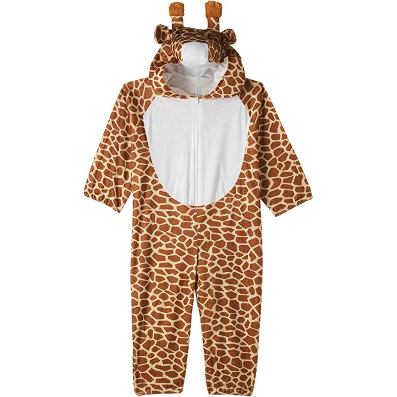 Jade Unisex Kids Giraffe Jumpsuit Costume Multicolor Small