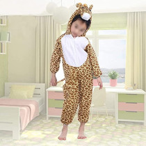 Jade Giraffe Costume For Boys & Girls Giraffe Jumpsuit Costume For Kid Party Animal Bodysuit Cosplay Costume Medium Multi Color