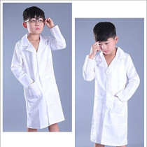 Brain Giggles White Lab Coat for kids Scientist Costume Doctor Coat or Halloween Costume for kids