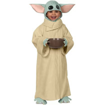Brain Giggles Halloween Costume Cosplay Star Wars Mandalorian Baby Yoda Costume Halloween Costume for Kids