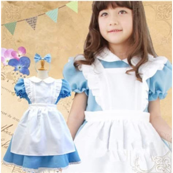 Brain Giggles Alice in Wonderland Dress for Girls Large 