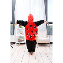 JADE Lady Beetle Costume for Girls Large Lady Beetle Jumpsuit Costume for kids party bugs Bodysuit cosplay costume