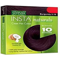 Streax Insta Cream Hair Colour Burgundy 15 Ml