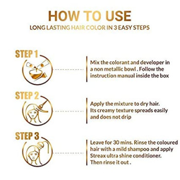 Streax Cream Hair Color Burgundy 3.16