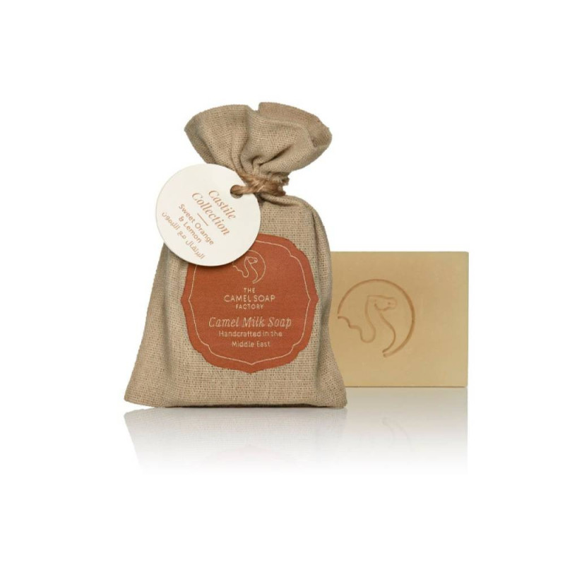 The Camel Soap Factory Milk Soap Sweet Orange And Lemon 100 G