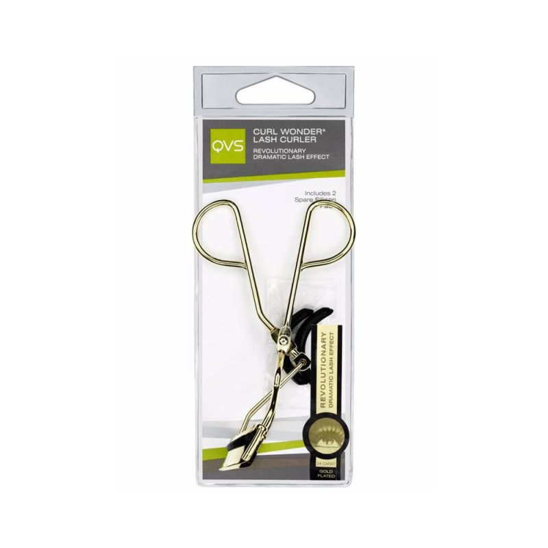 Qvs Curl Wonder Lash Curler Gold Plated