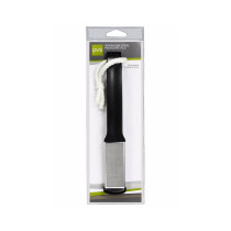 Qvs Pedicure File Pearlised Black Stainless Steel