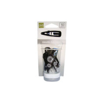 Qvs One Touch Hair Clips Black 10S