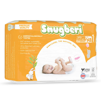 Snugberi Diaper Size 1 New Born 2 5Kg 32 S