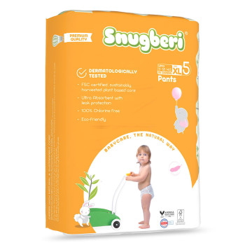 Snugberi Diaper Pants Size 5 X Large 11 18Kg 22 S