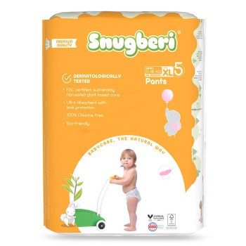 Snugberi Diaper Pants Size 5 X Large 11 18Kg 22 S