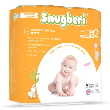 Snugberi Diaper Size 2 Small 4 7Kg Mega Pack 74 S