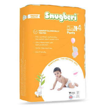 Snugberi Diaper Size 4 Large 7 12 Kg Mega Pack 60 S