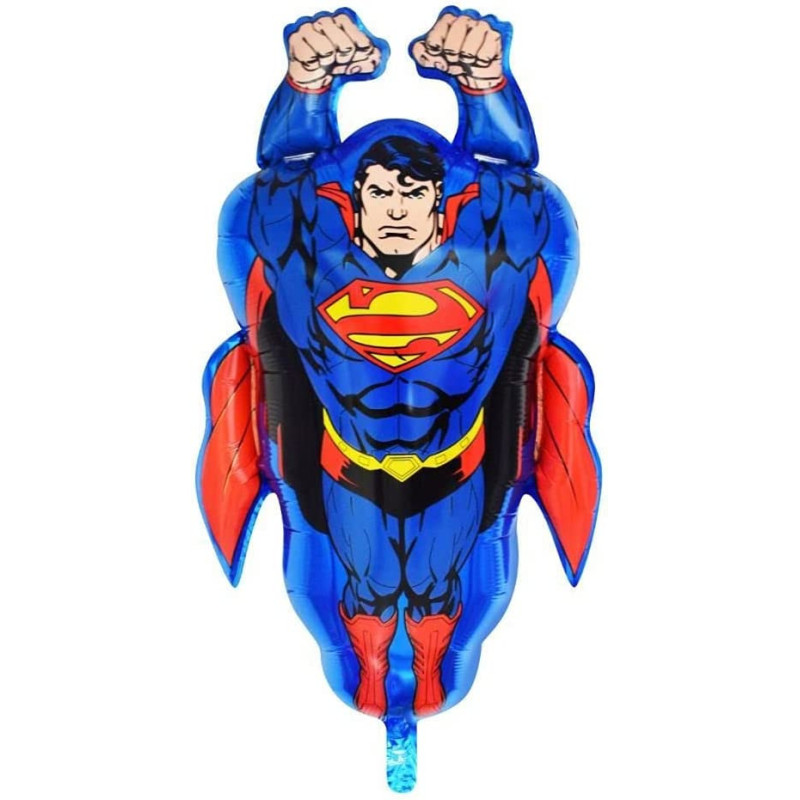 HIGHLAND Superman balloon Superman birthday decoration Super hero for Boys  Superhero birthday theme Superman 5 Pcs