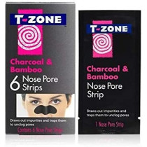 T Zone Charcoal And Bamboo Nose Pore 6 Strips