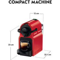 Nespresso Inissia C40 Red Coffee Machine Min 1 year manufacturer warranty
